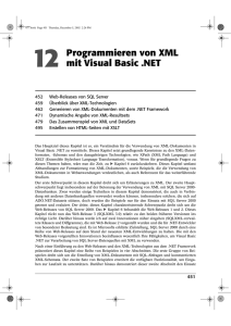 Programmieren von XML mit Visual Basic .NET