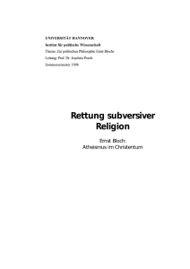 Rettung subversiver Religion