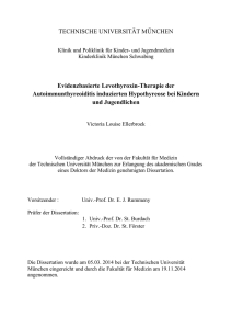 Evidenzbasierte Levothyroxin-Therapie der Autoimmunthyreoiditis