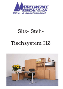 Sitz- Steh- Tischsystem HZ