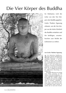 Die Vier Körper des Buddha