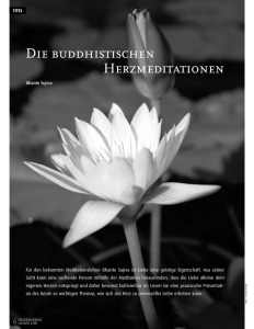 "Die Buddhistischen Herzmeditationen".