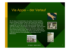 Via Appia - Katharinen