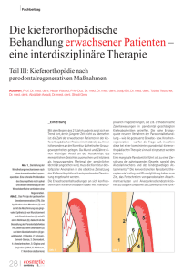 IFachbeitrag - Dental Tribune