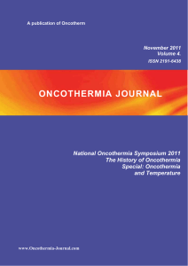 oncothermia journal - Ados