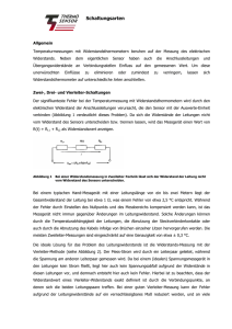 Schaltungsarten - Thermo Sensor GmbH