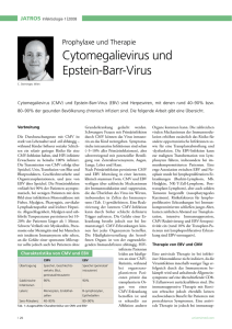 Cytomegalievirus und Epstein-Barr-Virus