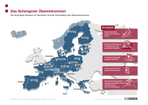 Das Schengener Übereinkommen - Bundeszentrale für politische
