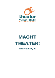 Spielzeit 16/17 - Theater Vorpommern