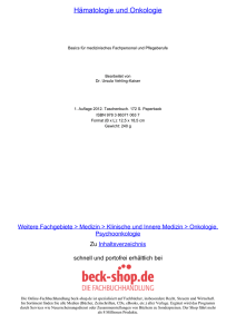 Hämatologie und Onkologie - ReadingSample - Beck-Shop