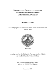 Molekulare Charakterisierung des