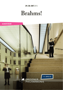 Brahms! - Philharmonie Dresden