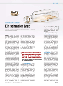 Ein schmaler Grat - Deutsches Ärzteblatt