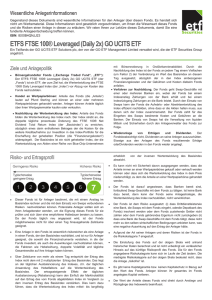 ETFS FTSE 100® Leveraged (Daily 2x) GO UCITS ETF