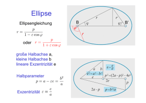 Ellipse - Theoretische Physik I, TU Dortmund