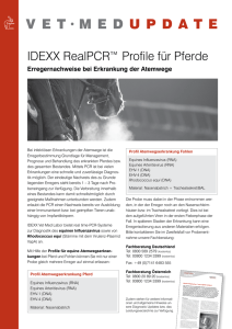 IDEXX RealPCR™ Profile für Pferde