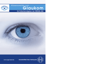 Wissenswertes zum Glaukom