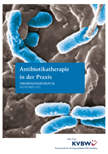 Antibiotikatherapie in der Praxis