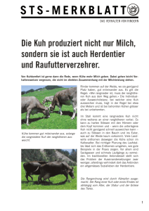 Merkblatt Rinder - Zentrum für Tiermedizin Klettgau