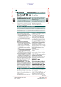 Androcal® 50 mg Filmtabletten