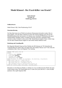 Model Klausel - Der Excel