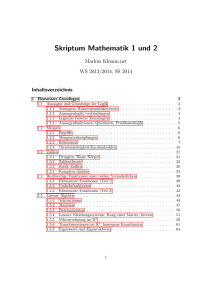 MaI/II-Mathematik