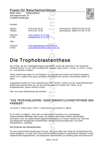 Die Trophoblatenthese (PDF- Dokument)