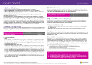 SQL Server-Factsheet