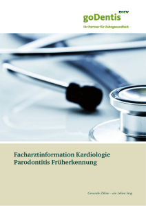 Facharztinformation Kardiologie Parodontitis Früherkennung