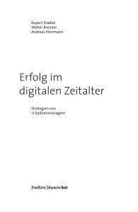 Erfolg im digitalen Zeitalter