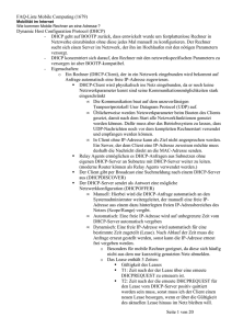 FAQ-Liste Mobile Computing (1679) Seite 1 von 20 Dynamic Host