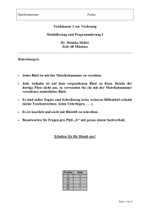 Testklausur 2 - Informatik Uni Leipzig