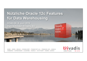 Nützliche Oracler 12c Features für Data Warehousing