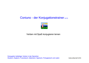 Coniuno – der Konjugationstrainer(v2.3)