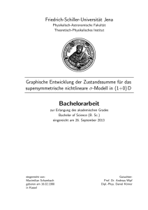 Graphische Entwicklung für das susy Sigma