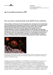 Erst mit ihrer Andockstelle sind AIDS