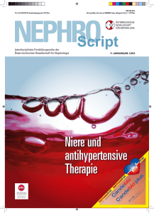 01/2014 - Niere und Antihypertensive Therapie - Nieren
