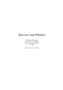 Kurven und Flächen - Ruhr