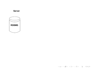 RDBMS Server