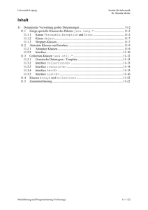 Inhalt - Informatik Uni Leipzig
