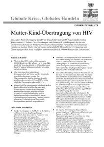 Mutter-Kind-Übertragung von HIV
