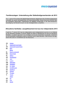 Familienzulagen: Unterstellung aller