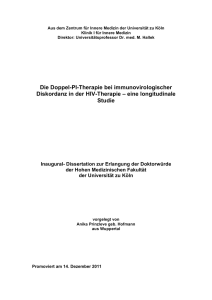 Die Doppel-PI-Therapie bei immunovirologischer Diskordanz in der