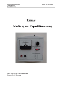 Thema: Schaltung zur Kapazitätsmessung