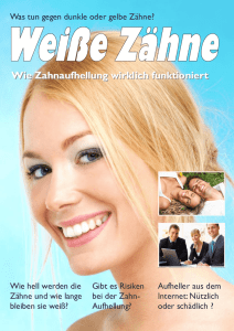 Weiße Zähne