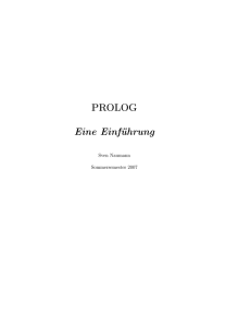 PROLOG Eine Einführung