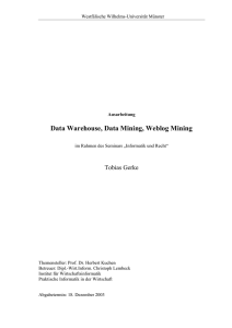 2 Das Data Warehouse-Konzept - Department of Information Systems