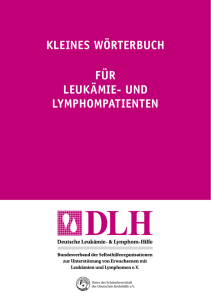 Wörterbuch für Lymphom- und Leukämiepatienten