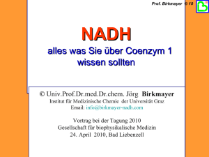 enada * nadh - Gesellschaft für biophysikalische Medizin eV