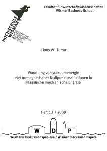 Claus W. Turtur - Tesla Society Schweiz